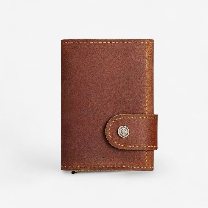 Allen – RFID-Kartenhalter mit schlanker Form und Knopfverschluss