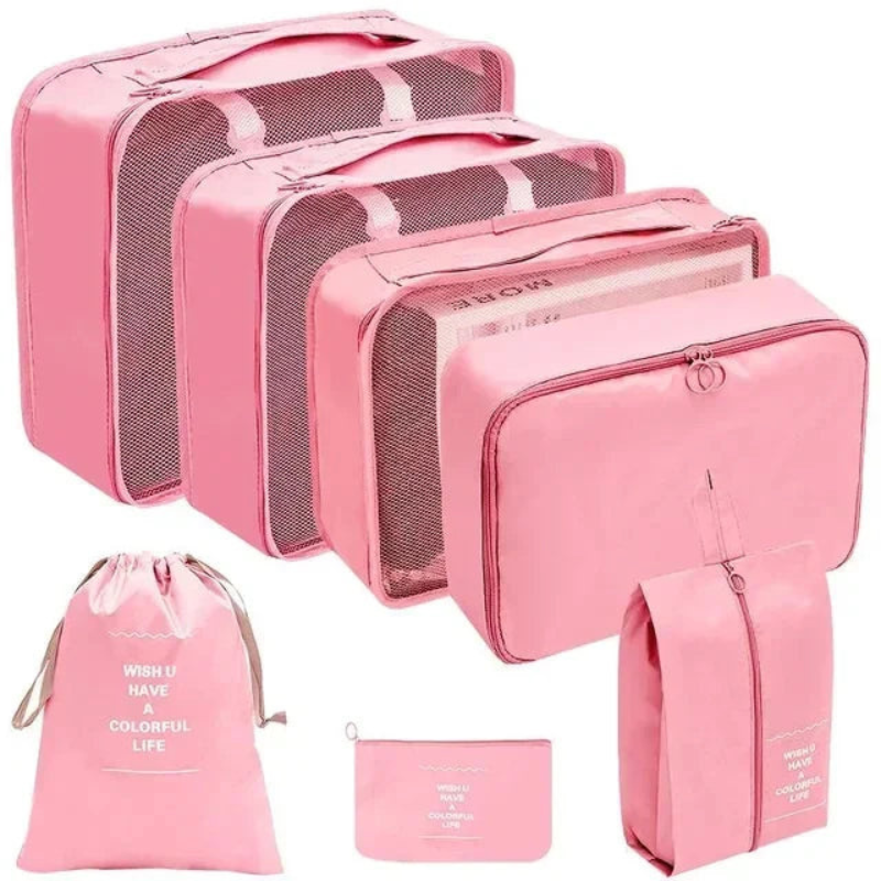 Koffer Organizer Set 7–10 Teilig mit Packwürfeln