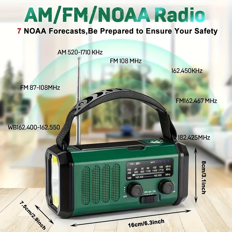 Notfallradio mit 10.000mAh Powerbank