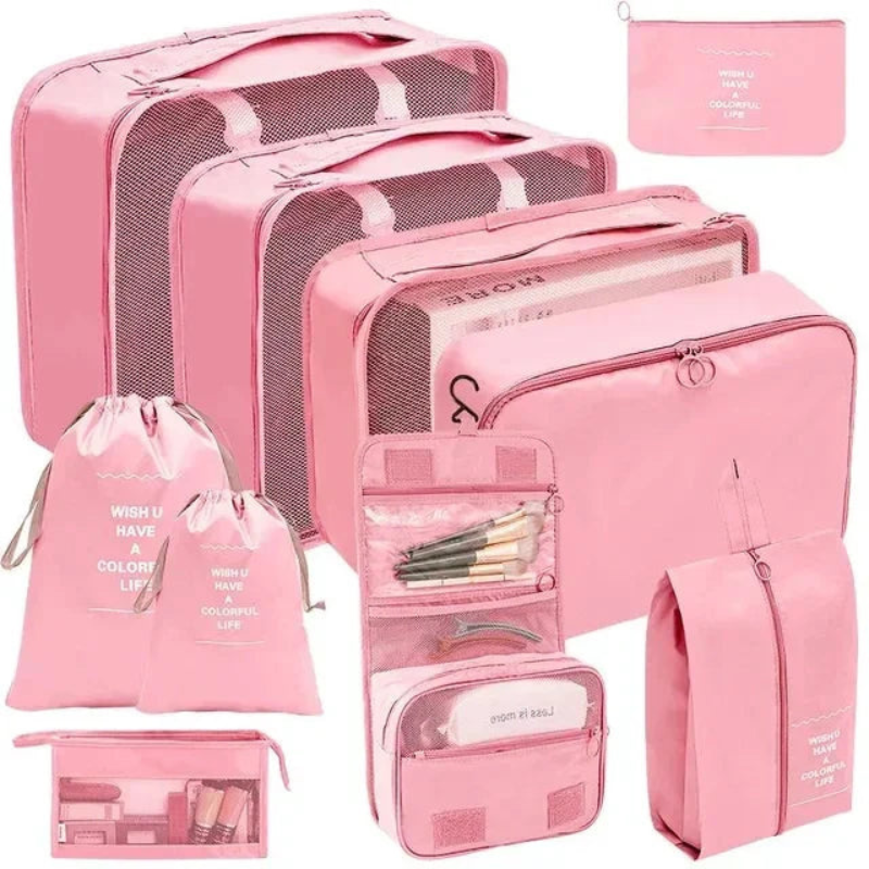 Koffer Organizer Set 7–10 Teilig mit Packwürfeln