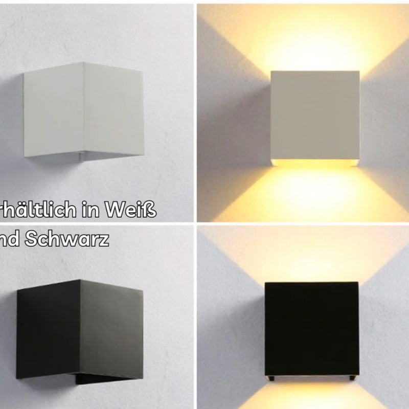 Kabellose LED Wandlampe mit Bewegungsmelder und warmem Licht