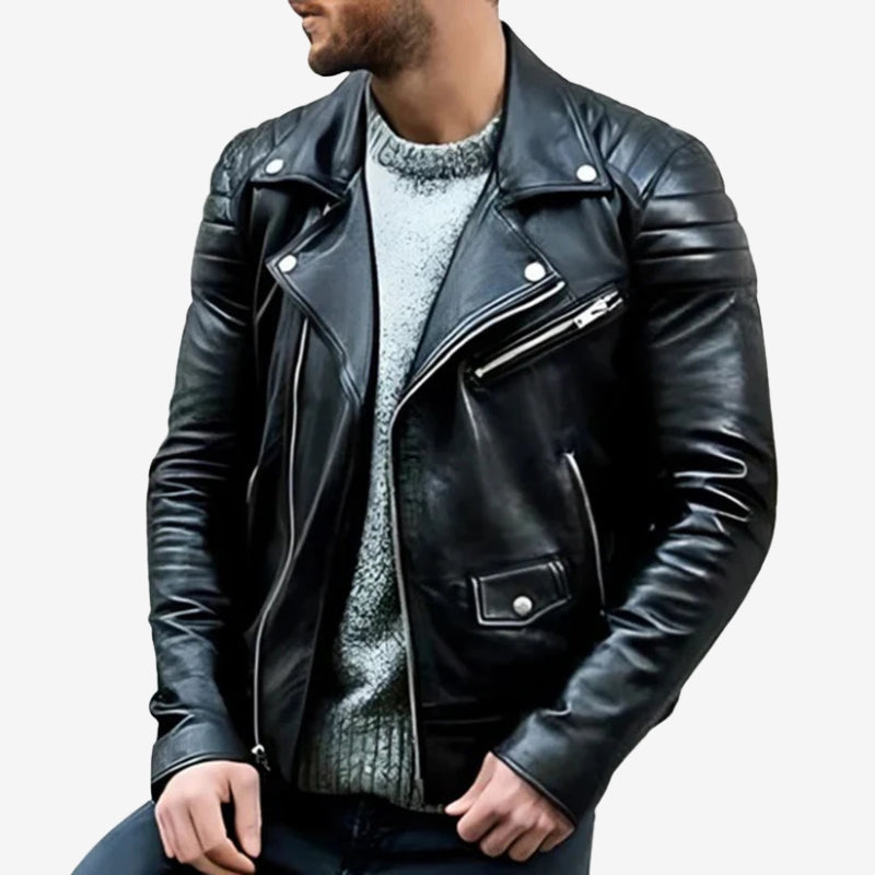 Ricky – Moderne Jacke mit Taschen und Reverskragen