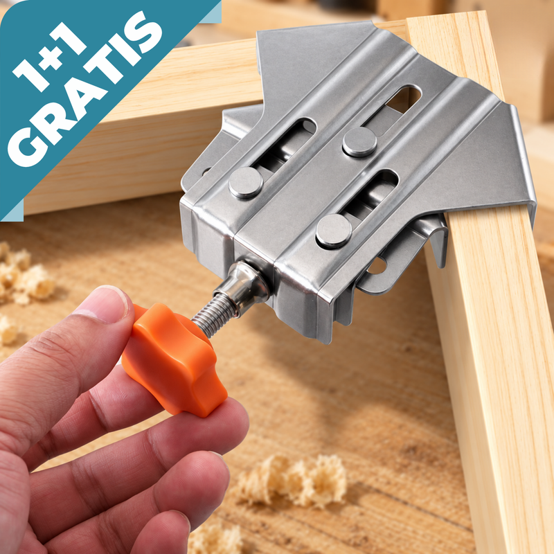 1+1 Gratis | Preciso - Edelstahl-Winkelzwingen für präzise Ecken