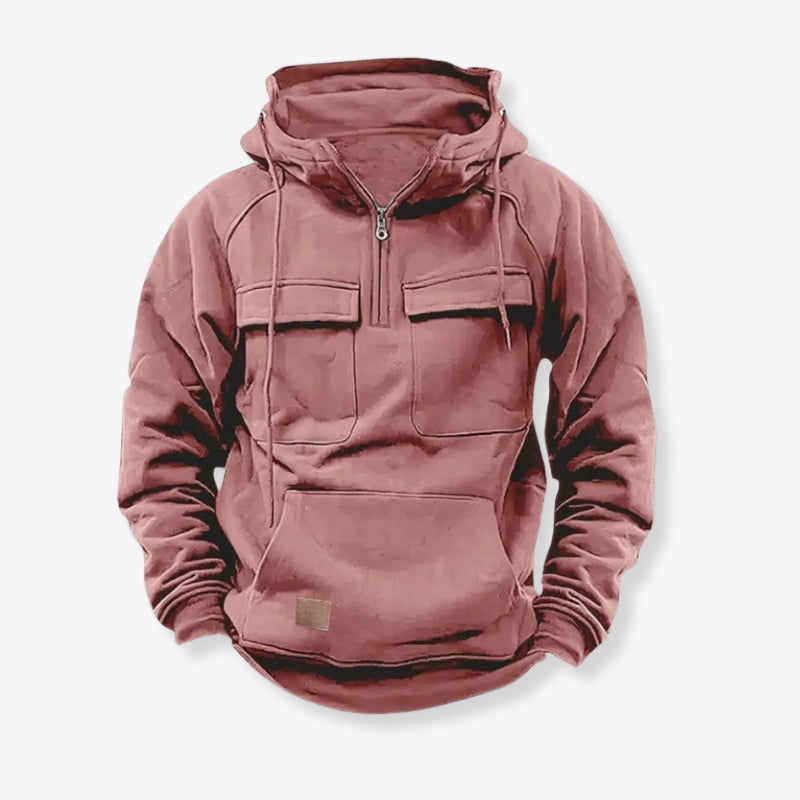 Henrik – Kapuzenjacke mit langen Ärmeln und Taschen