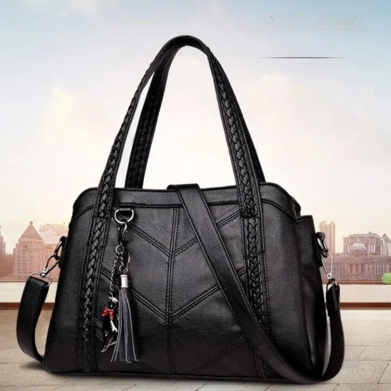 Damen Handtasche mit geräumigen Fächern