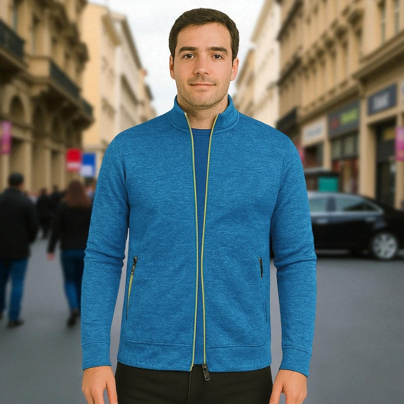 Callum - Langarmjacke mit Reißverschluss und Taschen