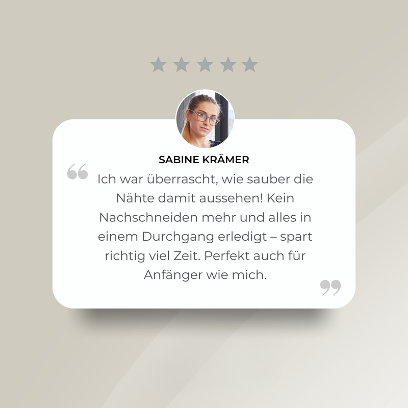 Seitenschneidefuß für Nähmaschine