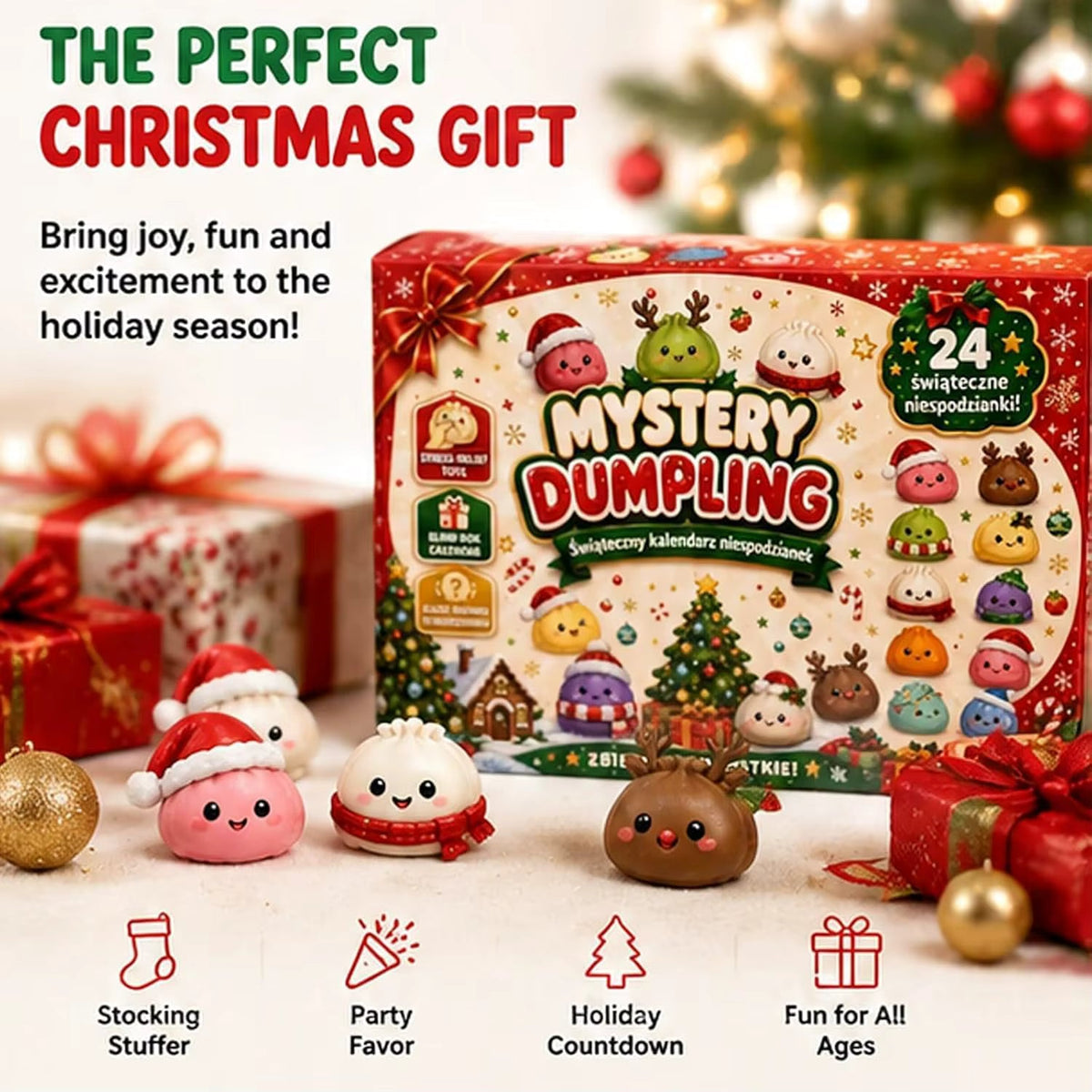 Sensimas - Adventskalender mit 24 Squishy-Spielzeugen