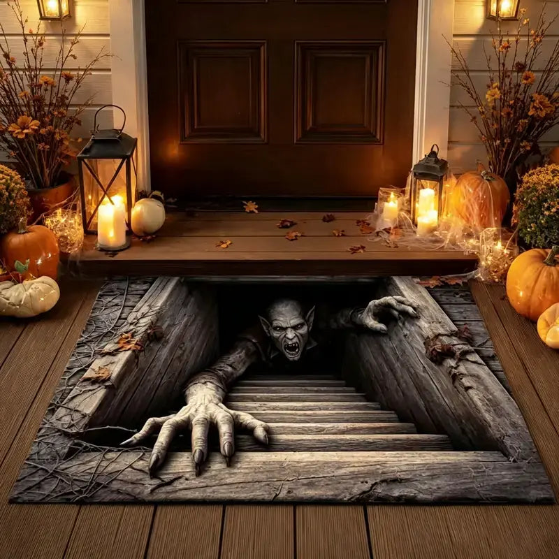 Hallowmat - 3D Halloween Türmatte mit Optischer Illusion