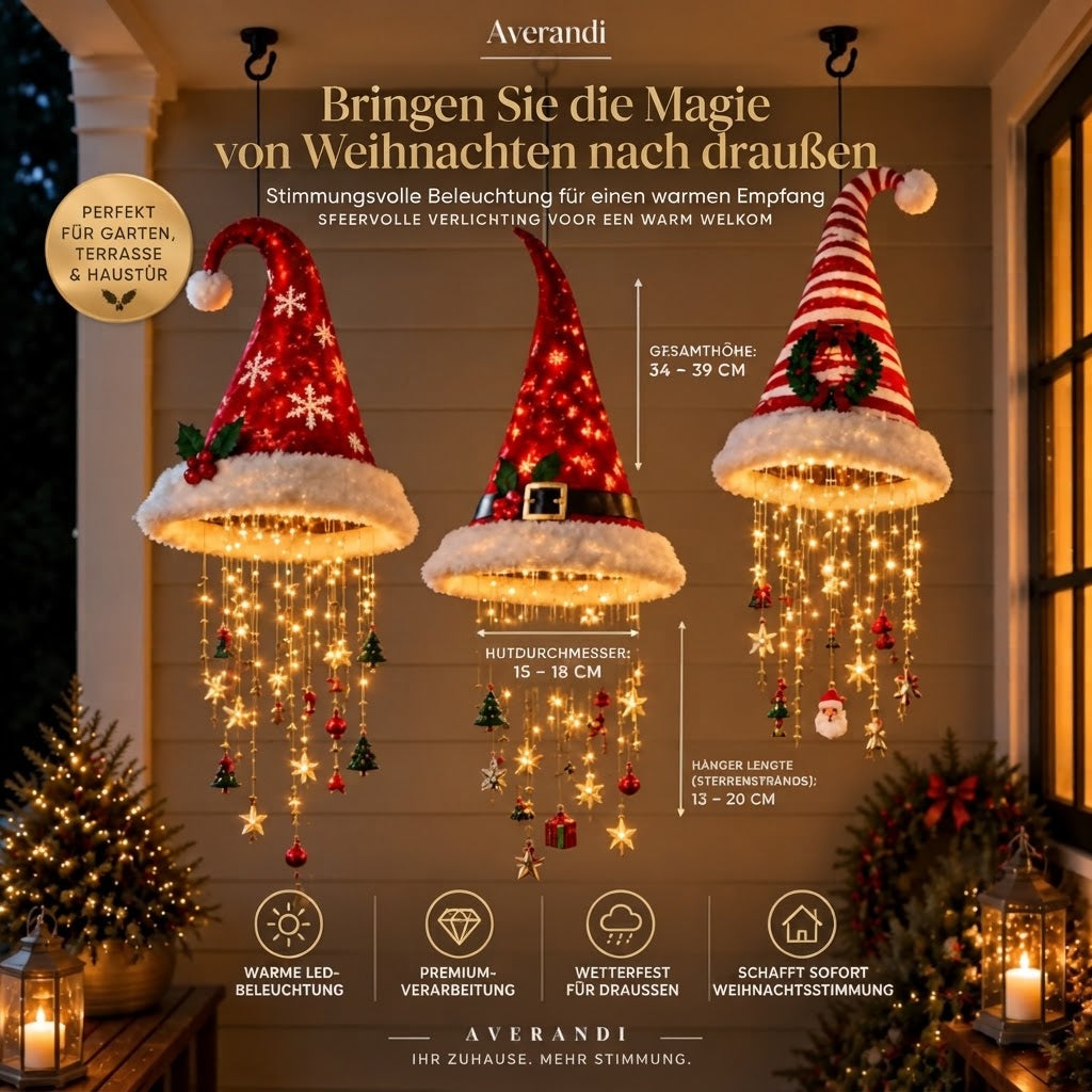 Candlemas - Hängende LED-Kerzmütze mit warmem Licht