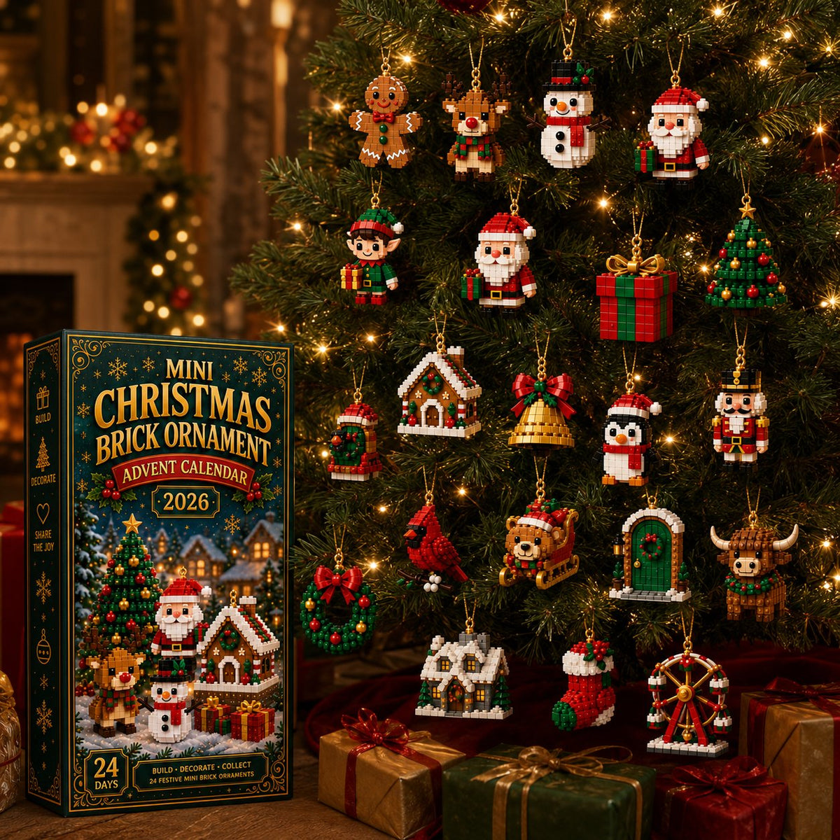 Buildmas - Adventskalender mit 24 Mini-Baufiguren