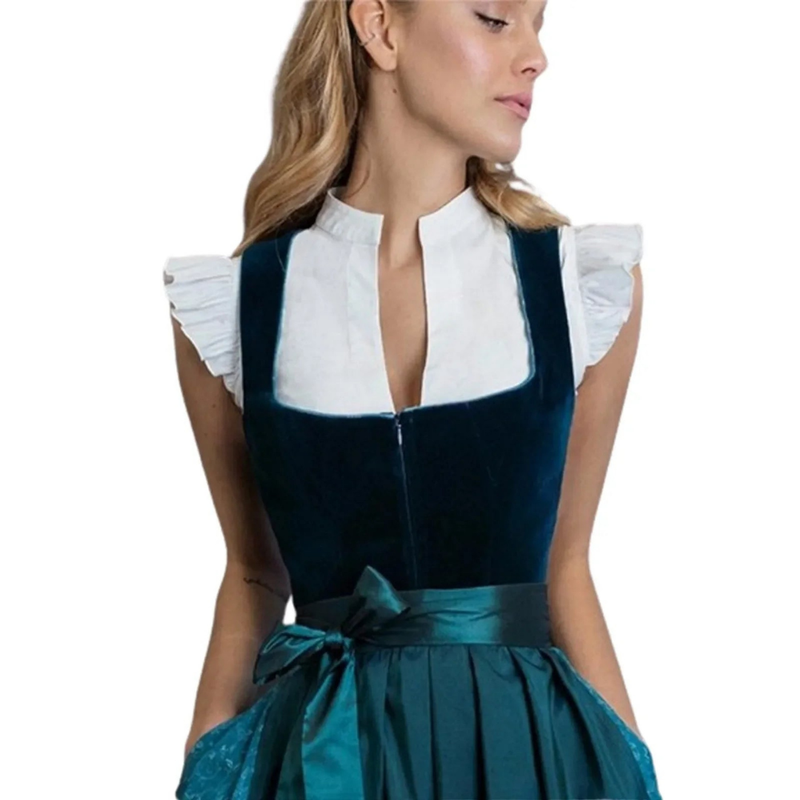 Damen-Dirndlbluse mit Knopfleiste