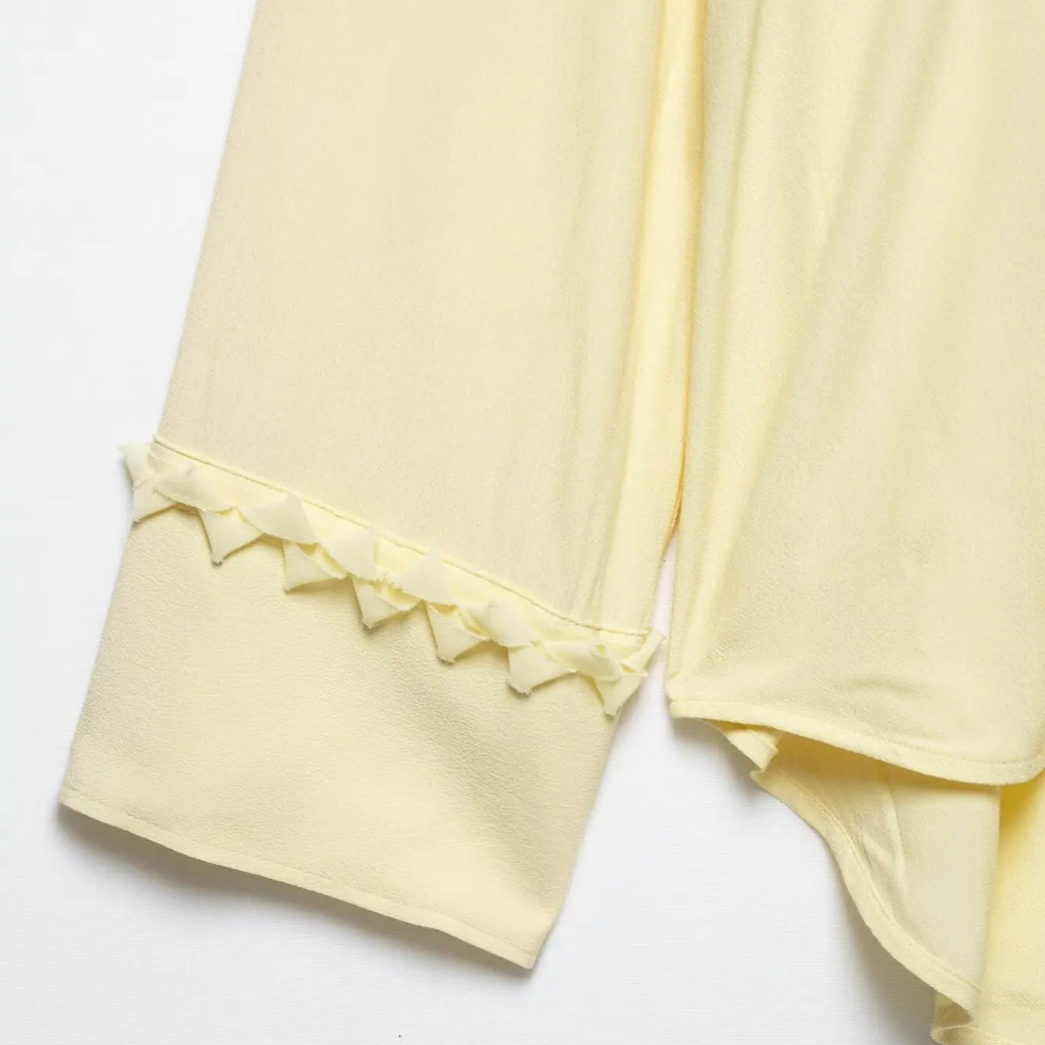 Clara | Elegantes Chiffon-Set mit V-Ausschnitt-Bluse und Maxirock