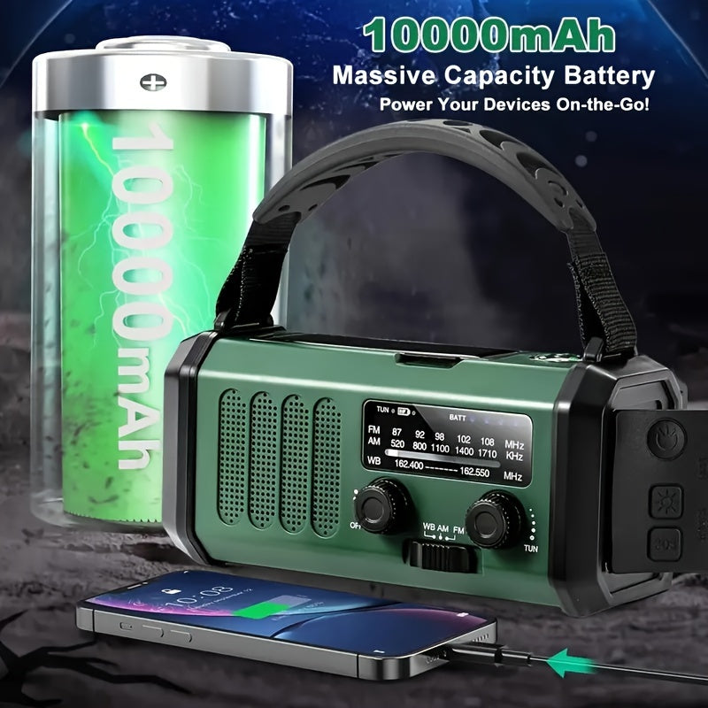 Notfallradio mit 10.000mAh Powerbank
