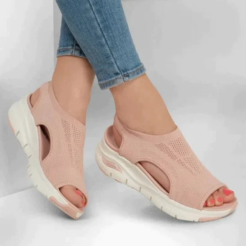 Walk - Damen-Sandalen mit Memory-Foam-Fußbett und rutschfester Sohle