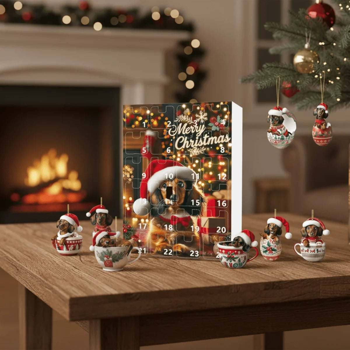 Dachvent - Dackel-Adventskalender mit 24 täglichen Überraschungen
