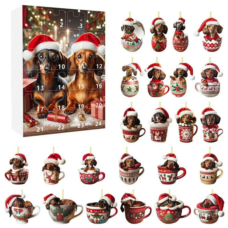 Dachvent - Dackel-Adventskalender mit 24 täglichen Überraschungen