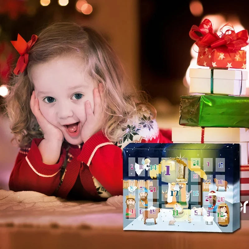 Nativcount - Adventskalender mit 24 Krippenfiguren