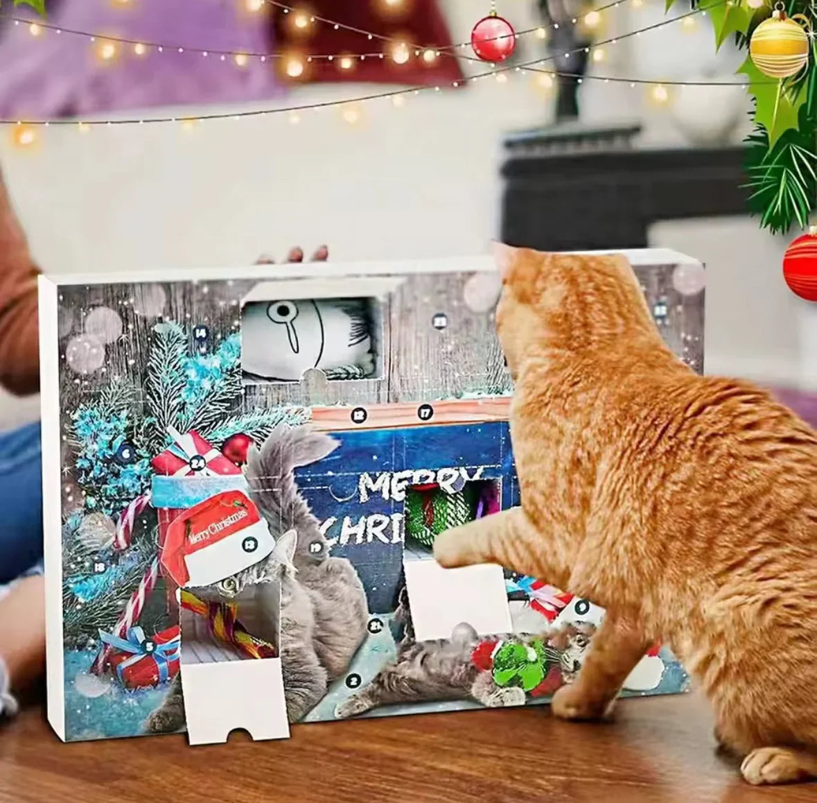 Yulepaws - Adventskalender für Haustiere mit 24 Spielzeugen