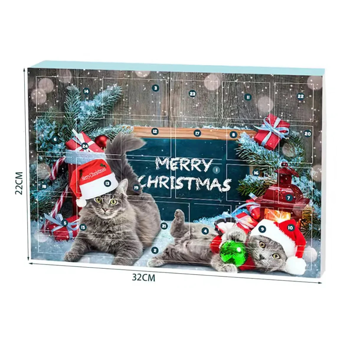 Yulepaws - Adventskalender für Haustiere mit 24 Spielzeugen
