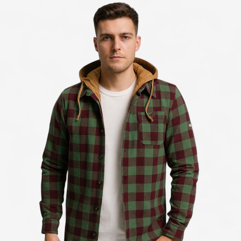 Kieran - Kapuzenjacke mit Taschen und langen Ärmeln