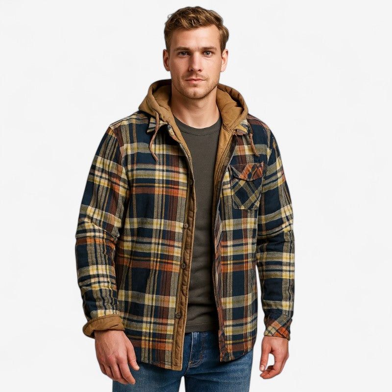 Kieran - Kapuzenjacke mit Taschen und langen Ärmeln