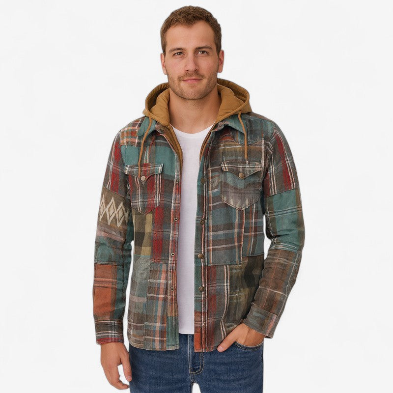 Kieran - Kapuzenjacke mit Taschen und langen Ärmeln