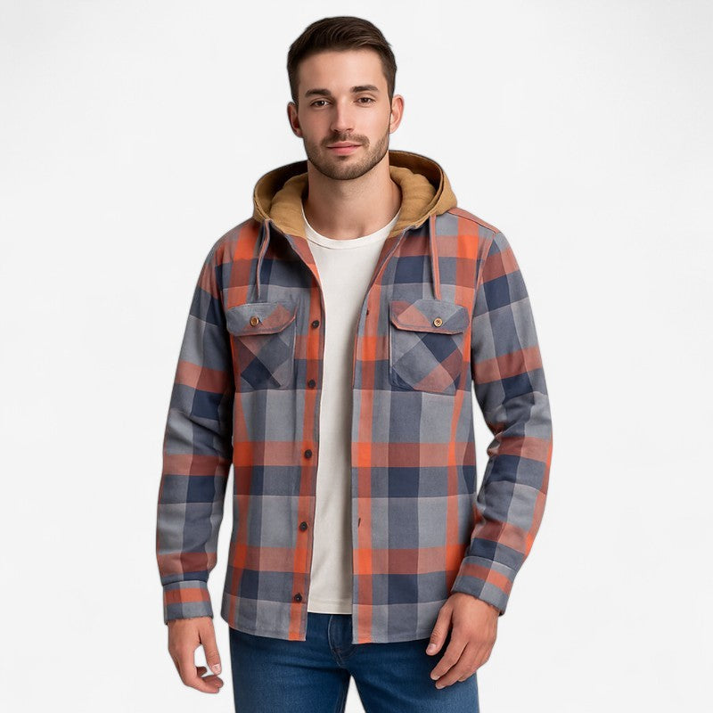 Kieran - Kapuzenjacke mit Taschen und langen Ärmeln