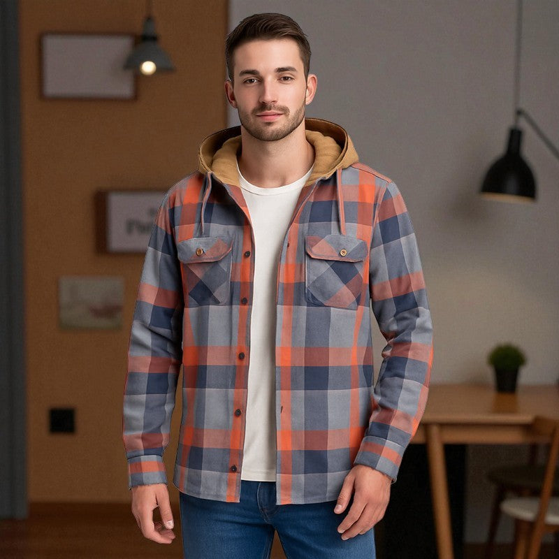 Kieran - Kapuzenjacke mit Taschen und langen Ärmeln