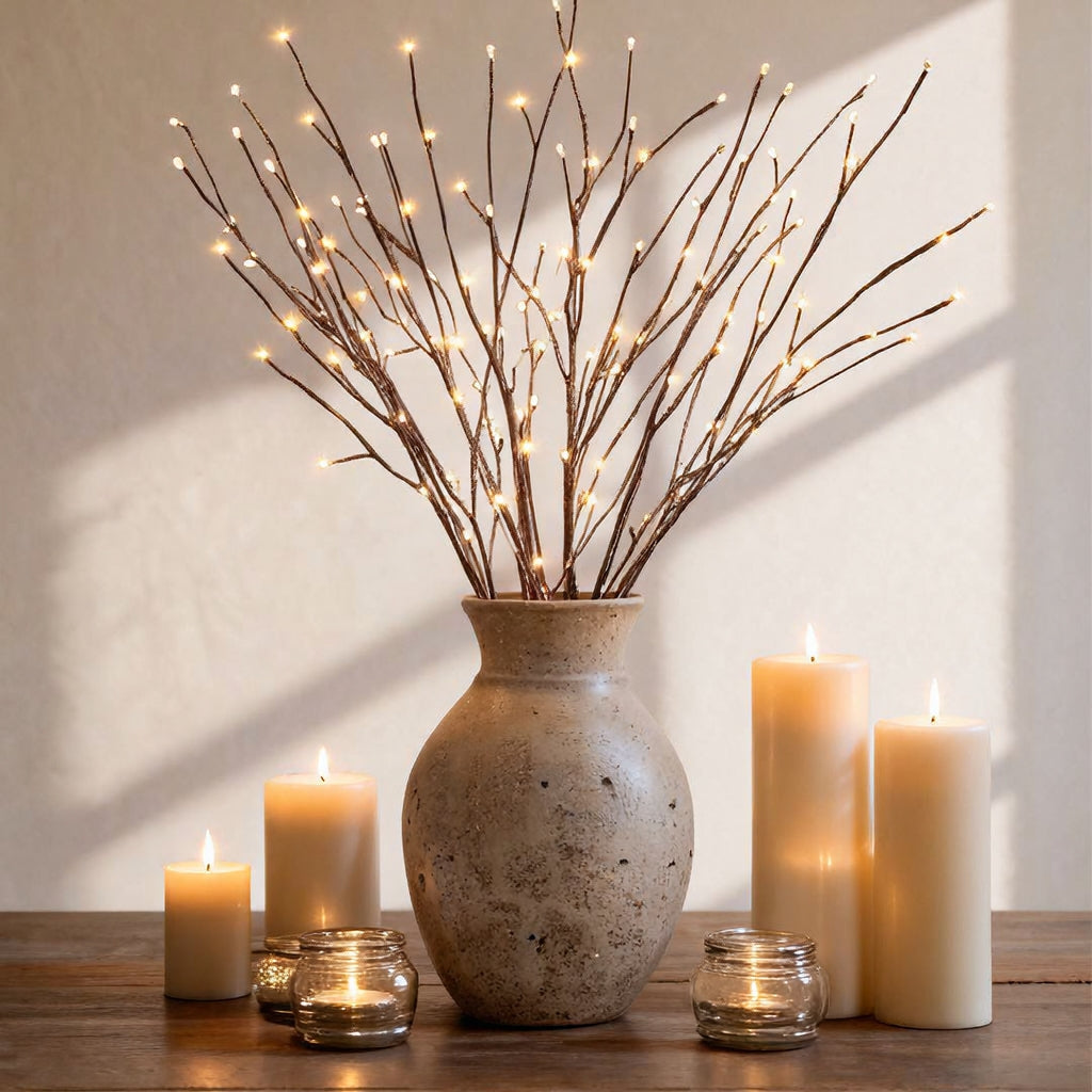 Yulebranch - LED-Zweig mit Beleuchtung für flexible Weihnachtsdekoration