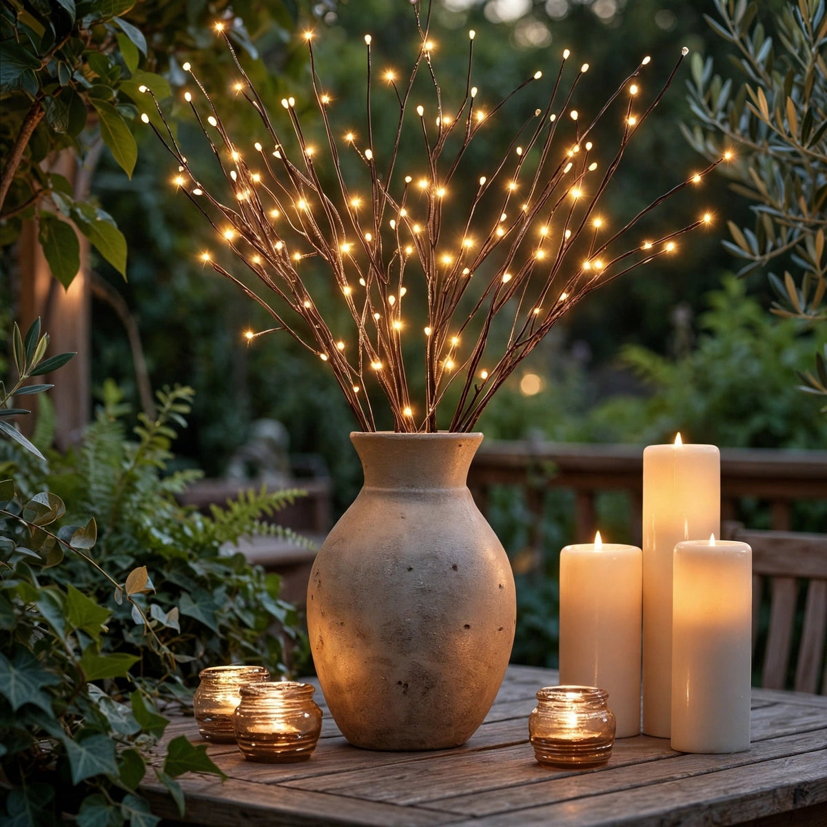 Yulebranch - LED-Zweig mit Beleuchtung für flexible Weihnachtsdekoration
