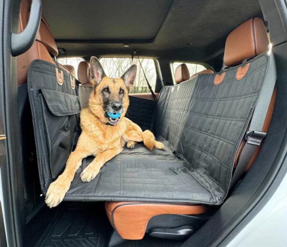 Autositz | Autositzschutz Hund | Wasserabweisende Rückbank Matte | PawGuard
