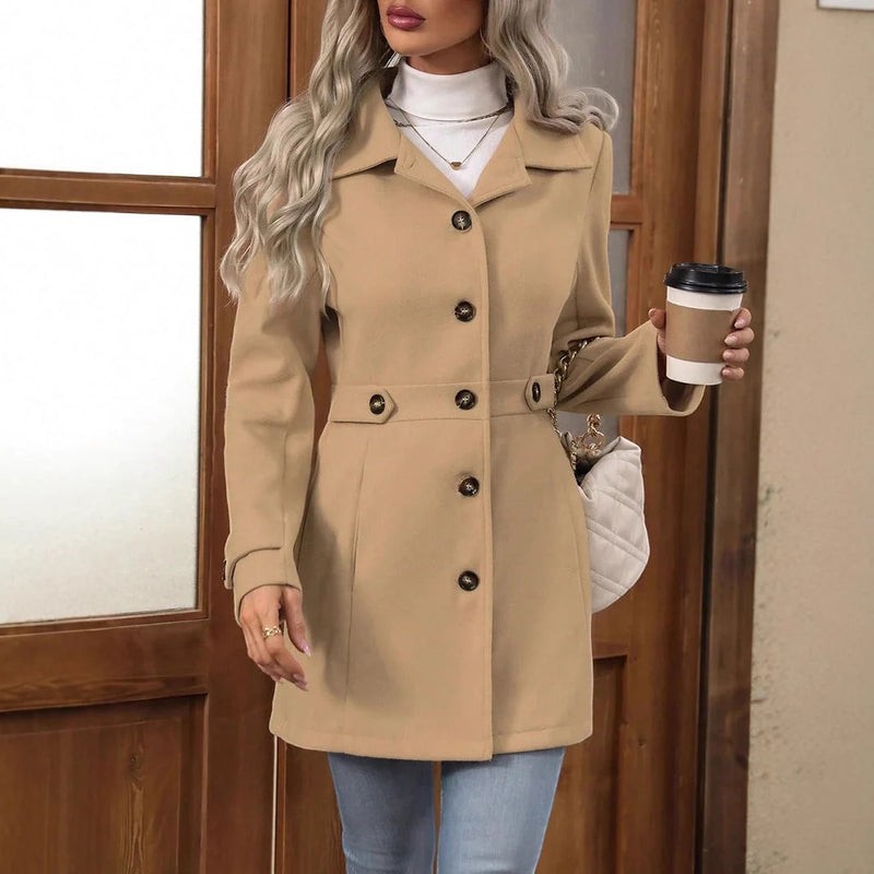 Waistlyn - Trenchcoat für Damen mit Taillengürtel