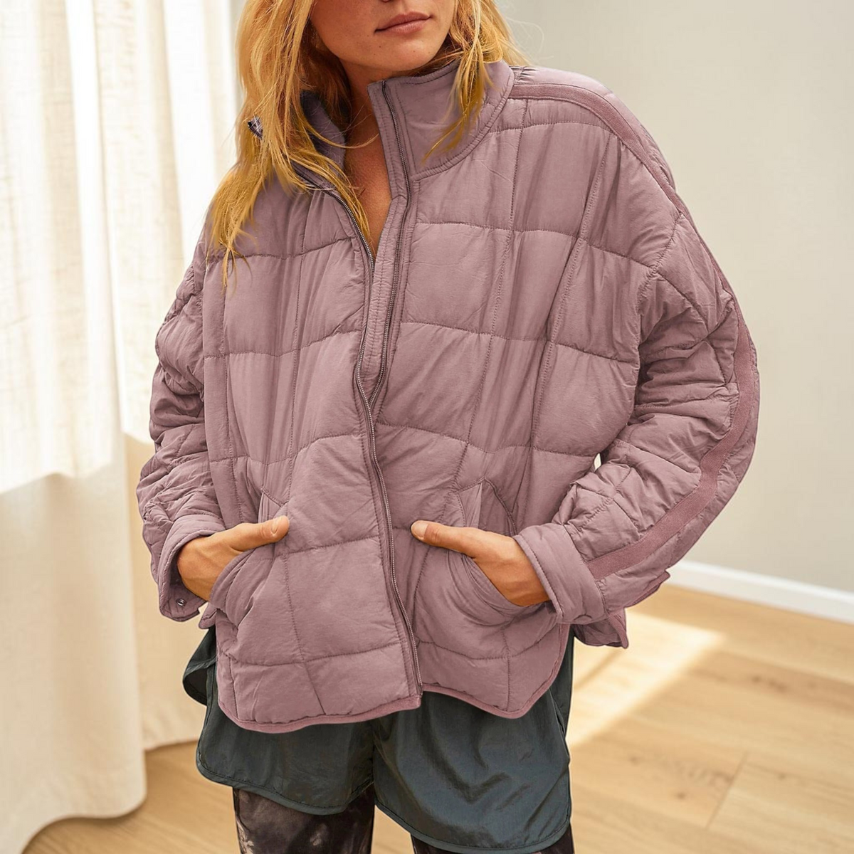 Pufflyn - Gemütliche Steppjacke mit hohem Kragen