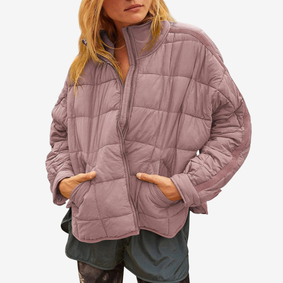 Pufflyn - Gemütliche Steppjacke mit hohem Kragen