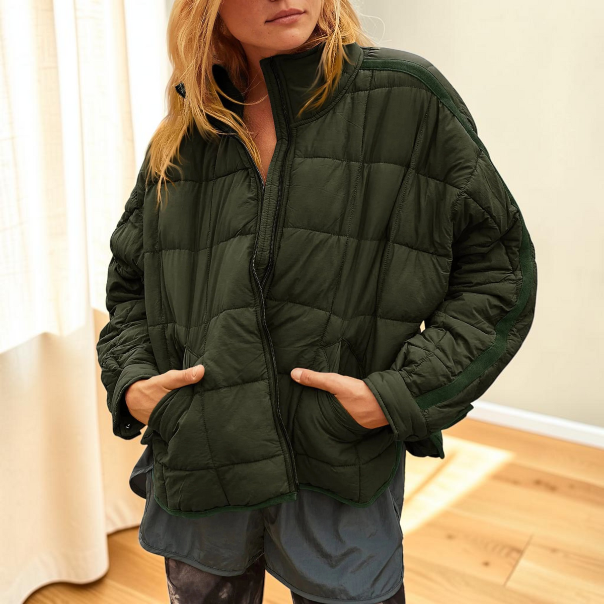Pufflyn - Gemütliche Steppjacke mit hohem Kragen