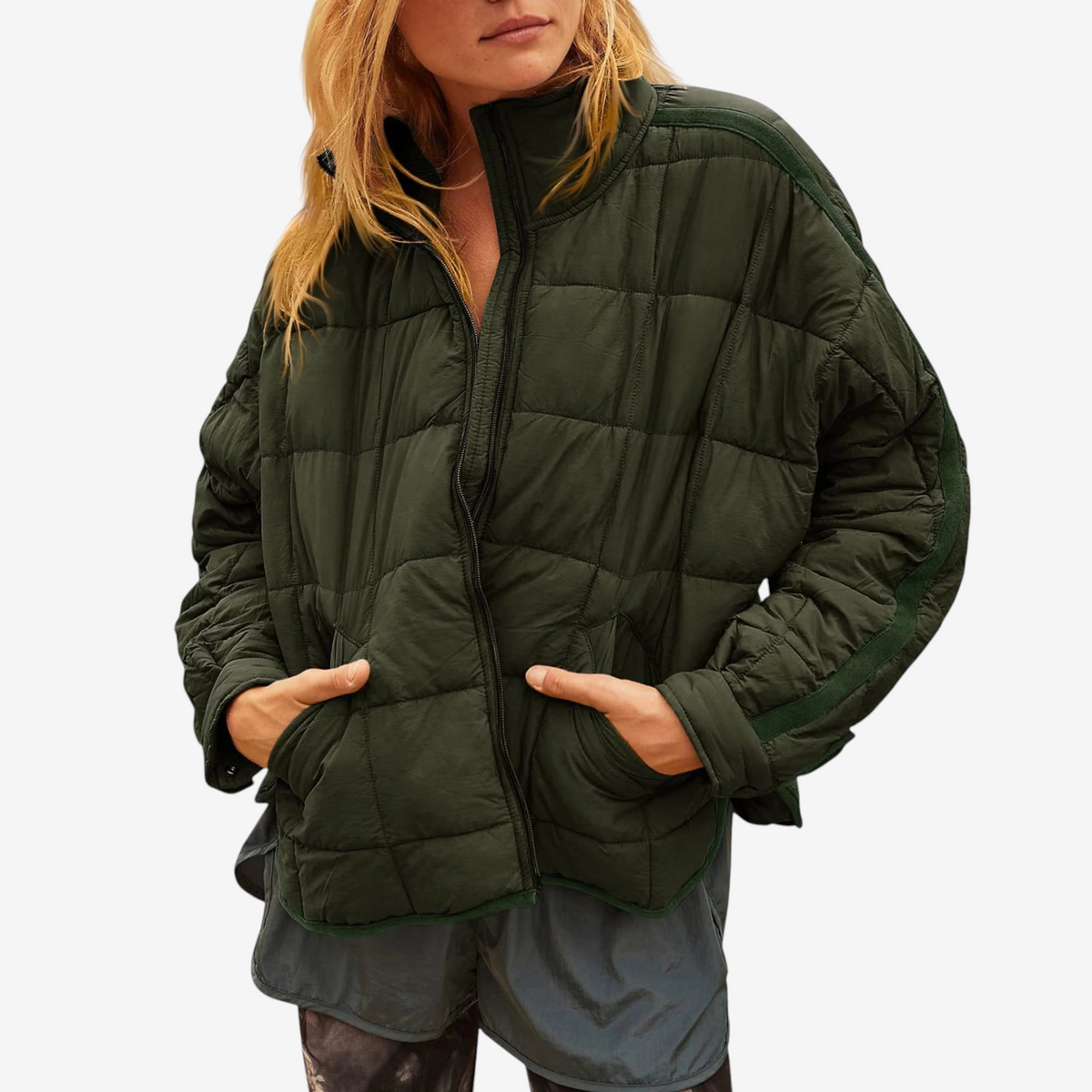 Pufflyn - Gemütliche Steppjacke mit hohem Kragen