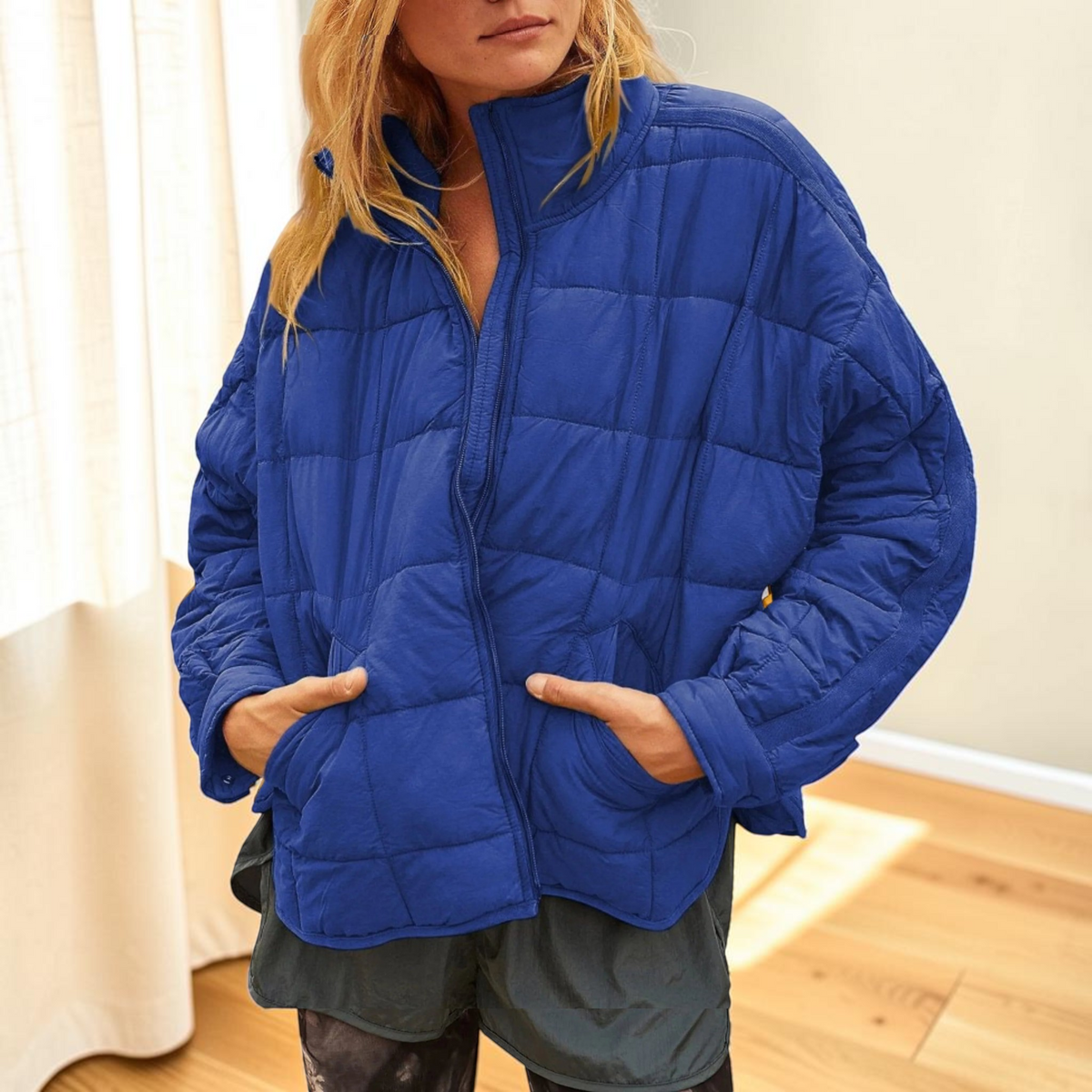 Pufflyn - Gemütliche Steppjacke mit hohem Kragen