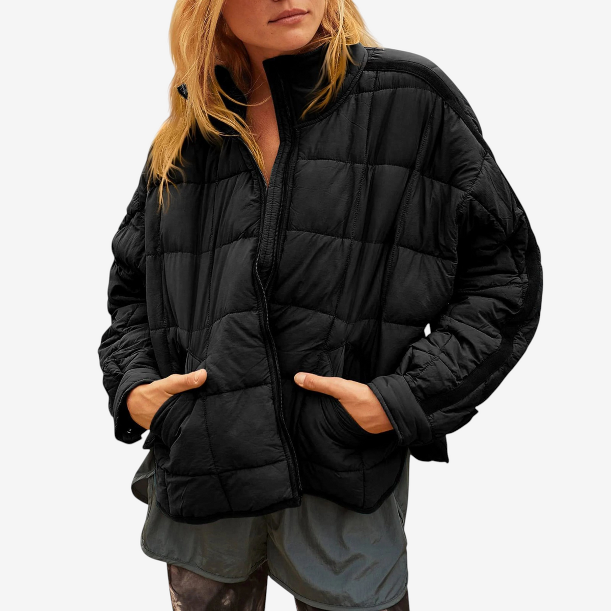 Pufflyn - Gemütliche Steppjacke mit hohem Kragen