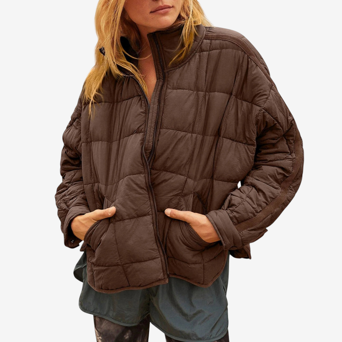 Pufflyn - Gemütliche Steppjacke mit hohem Kragen