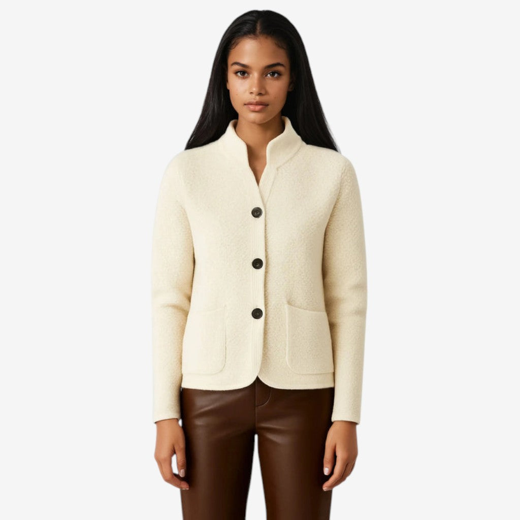 Cardelyn - Damen Cardigan mit Knopfverschluss vorne
