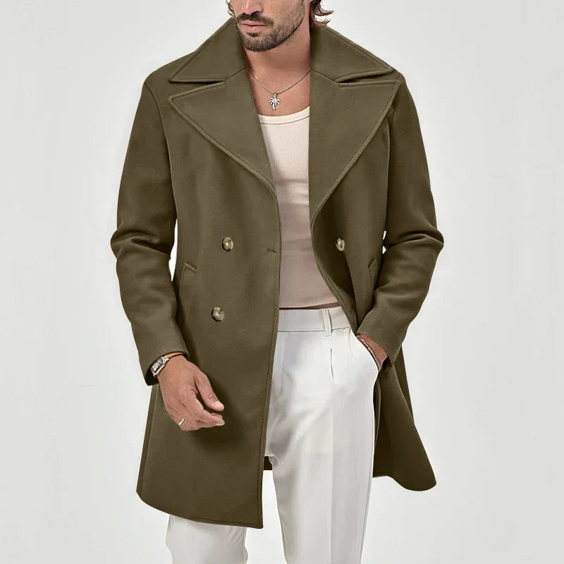 Overton - Manteau mit breiten, geschwungenen Revers