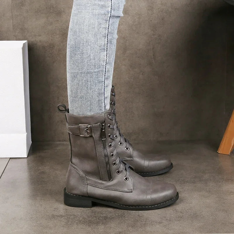 Lacenex - Damen-Stiefel Mit Hoher Schaft