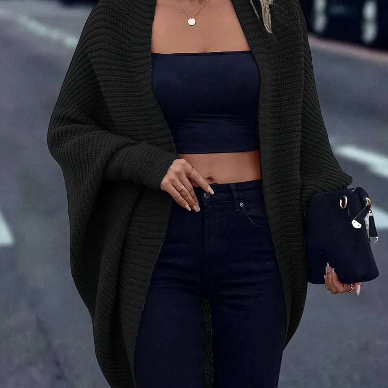 Talvera - Damen Strickjacke in mittlerer Länge