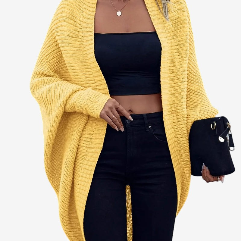 Talvera - Damen Strickjacke in mittlerer Länge