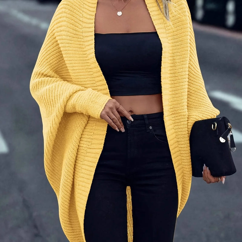 Talvera - Damen Strickjacke in mittlerer Länge