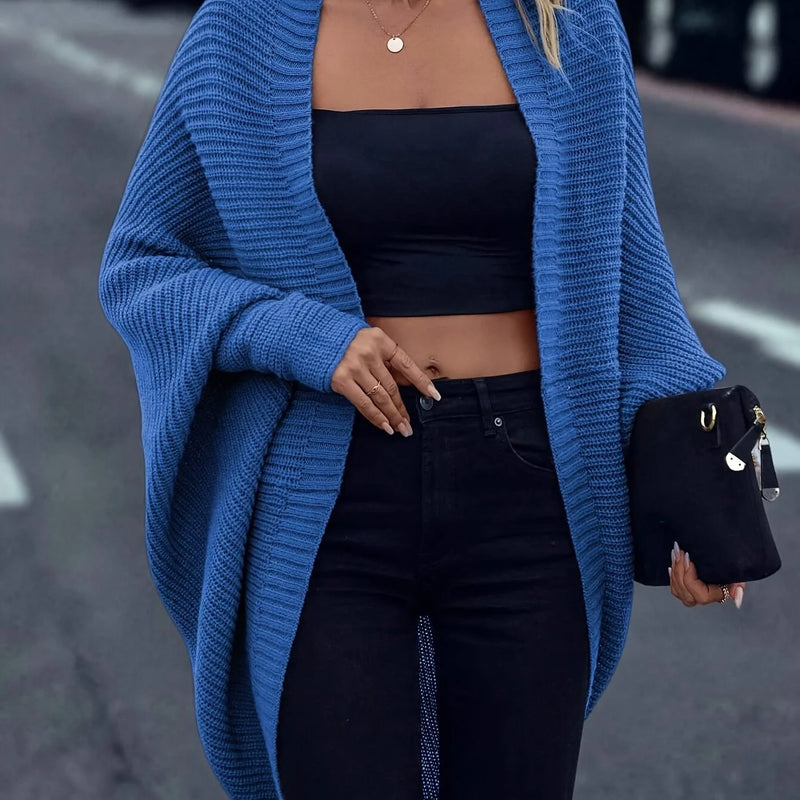 Talvera - Damen Strickjacke in mittlerer Länge