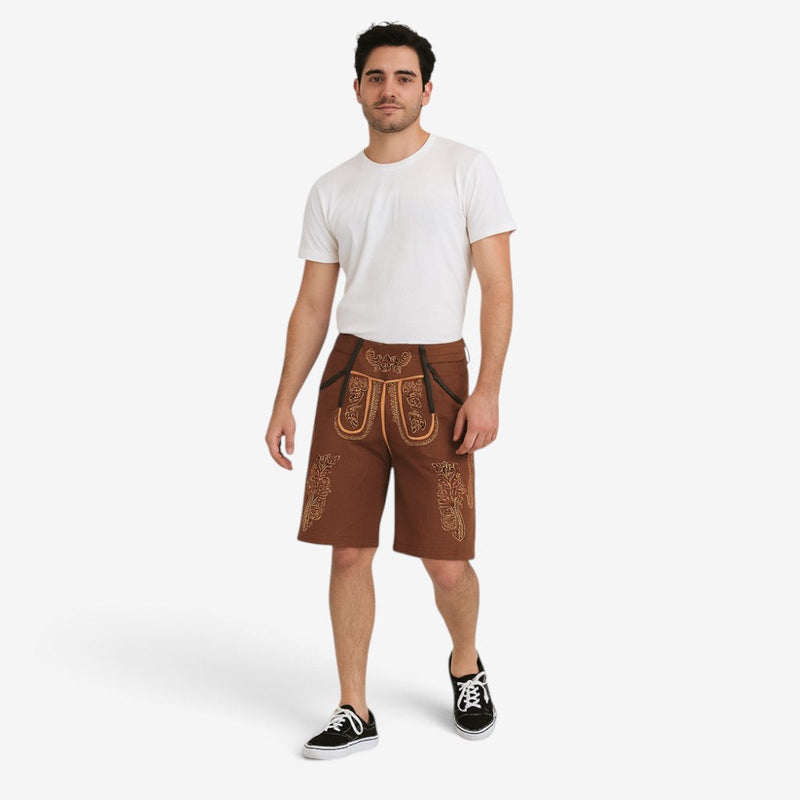 Kurze Trachtenhose mit Verstellbare Träger