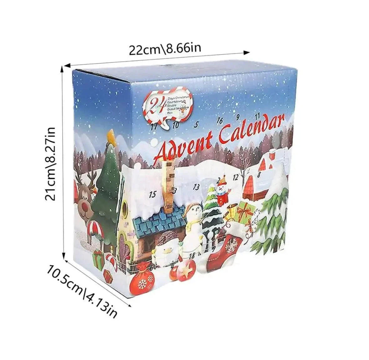 Santasaurs - Adventskalender mit Dinosaurier-Figuren und Spielmatte