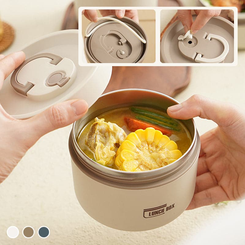Thermo Lunchbox mit Isolierung & auslaufsicherem Verschluss